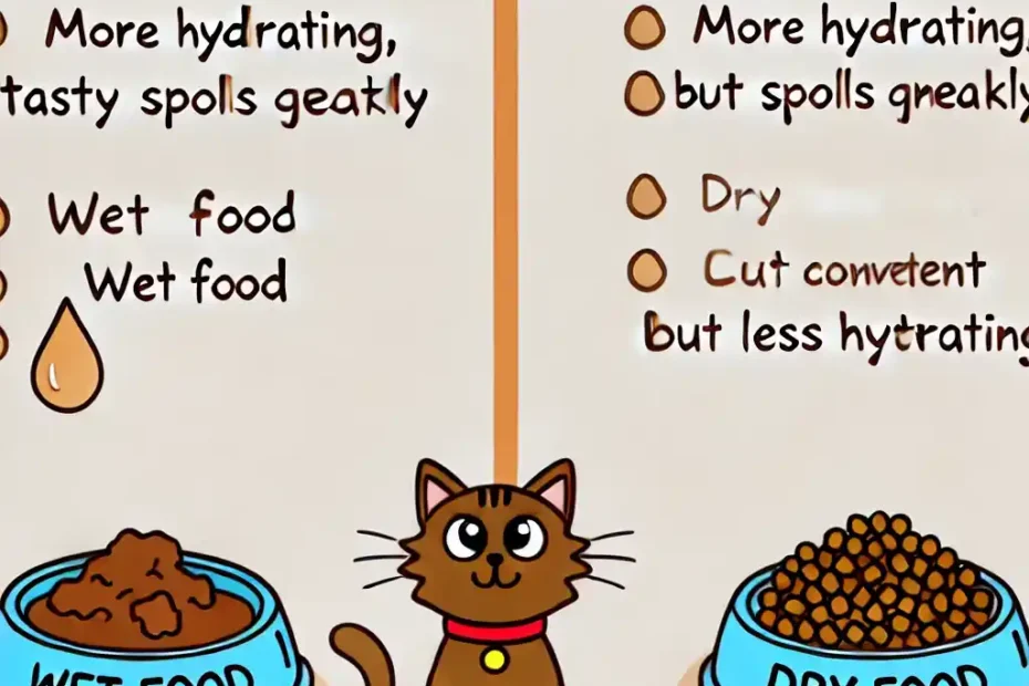 Wet vs. Dry Cat Food