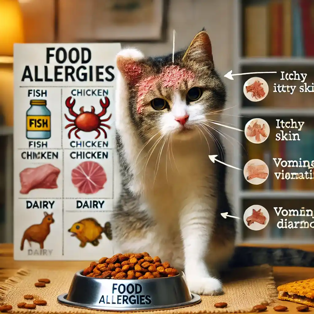  Food Allergies in Cats