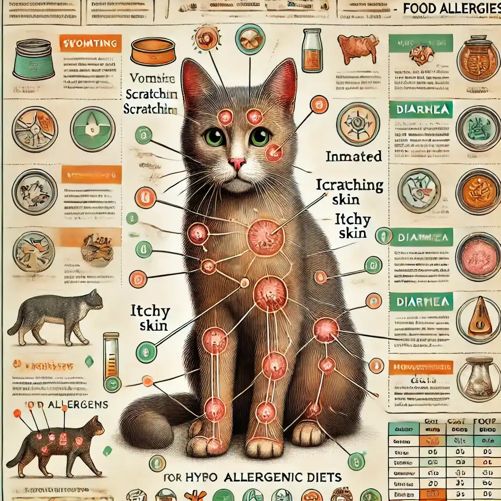  Food Allergies in Cats