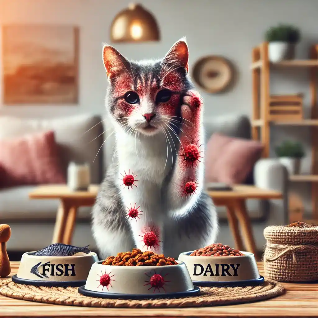  Food Allergies in Cats